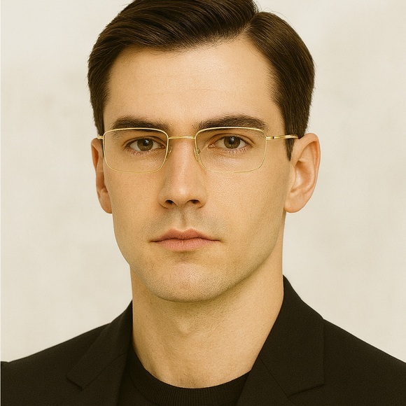 BRIONI GOLD UNISEX OPTICAL EYEGLASSES BR0075O - Picture 1 of 5